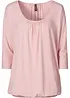 Oversizetopp i materialmix, bonprix