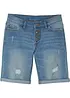 Stretchiga jeansshorts med medelhög midja för barn, bonprix