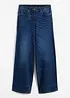 Wide Leg Jeans Mid Waist, med bekväm midja, bonprix
