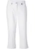 7/8-bengalinbyxa med slits och bekväm midja, bonprix