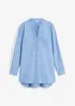 Lång blus med uppvikta ärmar, bonprix