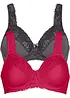Minimizer-BH med vadderade axelband (2-pack), bonprix