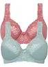 Minimizer-BH med vadderade axelband (2-pack), bonprix