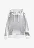 Sweatshirt med luva i bomullsmix, bonprix
