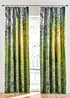 Mörkläggande gardinlängd med skogsmotiv (1-pack), bonprix