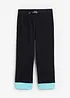 Sportiga caprileggings med kontrastfärgade muddar, bonprix