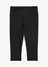 Funktionsleggings med Ocean Bound Plastic, bermudaslängd, bonprix
