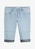 Långa jeansshorts, regular fit, bonprix