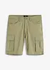 Stretchiga bermudashorts i cargostil, normal passform, bonprix