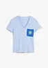 T-shirt med broderi, bonprix
