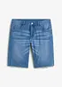 Stretchiga jeansbermudas, Relaxed Fit, bonprix