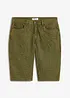 Långa stretchbermudas, Loose Fit, bonprix