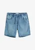 Långa jeansshorts i dra-på-modell, regular fit, bonprix