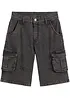 Jeansbermudas i cargomodell för barn, Loose Fit, bonprix