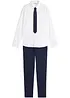 Chinos, skjorta och slips (3 delar), bonprix
