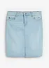 Stretchig jeanskjol, bonprix
