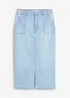 Jeanskjol med sprund, bonprix