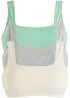 BH-topp med ekologisk bomull (3-pack), bonprix