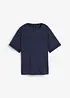 T-shirt med snygga detaljer i ärmsluten, bonprix