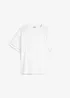 T-shirt med snygga detaljer i ärmsluten, bonprix