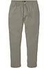 Chinos med linneandel, Regular Fit, Straight, bonprix