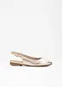 Ballerinaskor med slingback och bekväm vidd från Jana, Jana