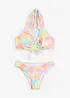 Halterneckbikini med rynk (2 delar), bonprix