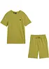 T-shirt och shorts i ekologisk bomull (2 delar), bonprix