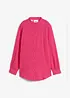 Oversize-muslinblus i bomull, lång modell, bonprix