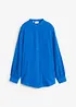 Oversize-muslinblus i bomull, lång modell, bonprix