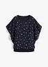 Kortärmad blus i georgette, bonprix