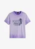 T-shirt med urtvättad look i ekologisk bomull, bonprix