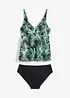 Tankini i återvunnen polyamid (2 delar), bonprix