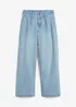 Wide Leg Jeans High Waist, med bekväm midja, bonprix