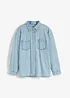 Jeansskjorta i oversizemodell, bonprix
