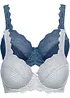 BH med bygel och fin spets (2-pack), bonprix