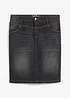 Stretchig jeanskjol, bonprix