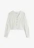 Cardigan med smyckesknappar, bonprix