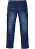 Regular Fit Cargo Stretch Jeans, Straight, bonprix