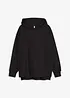Sweatshirt med huva i ren bomull, bonprix