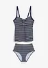 Tankini med snörning (2 delar), bonprix