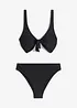 Bikini (2 delar) med knytband, bonprix