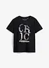 T-shirt med glittrigt tryck, bonprix