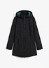 Lång funktionsjacka i softshell med teddyfleece, bonprix