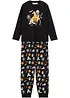 Pyjamas av mjuk bomull (2-delat set), bonprix