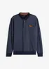 Elegant sweatshirt med pikékrage, bonprix