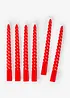 Vridna ljus (6-pack), bonprix