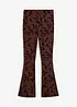 Utställda leggings med flockprint, bonprix
