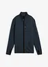 Jacka av stickad fleece med teddyfoder, bonprix
