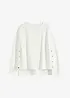 Oversizesweatshirt av ren ekologisk bomull, bonprix